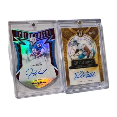 2016-2024 Jim Kiick Color Guard Richmond Webb Alchemist Auto Lot /49 & /99 - Image 1 of 3