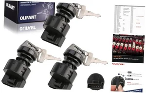3 Sets Ignition Key Switch for Polaris Sportsman 300 400 450  - Picture 1 of 8