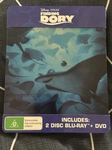 Finding Dory (2016) Steelbook J Card STEEL BOOK 2 Blu-ray DVD Set FREE POST - Picture 1 of 7