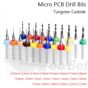 PCB Solid Carbide Micro Drill Bits 0.15mm - 2.5mm Precision Twist Drill Bits - Picture 1 of 7