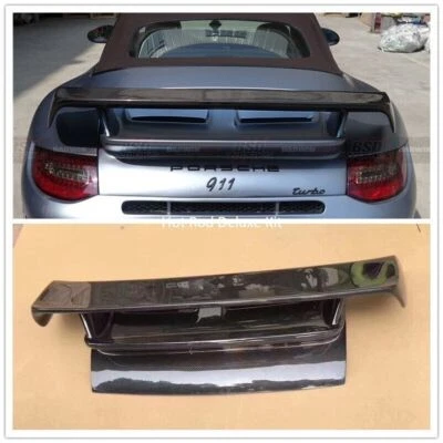 All Carbon Fiber GT2 Rear Trunk Spoiler Wing For 04-12 Porsche 911 997 Carrera - Image 1 of 4