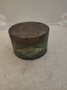 RARE! UCC MOTOR LUBRICANT 1-POUND GREASE TIN CAN MILWAUKEE WI - Picture 1 of 7
