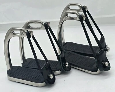 TYSONS BREECHES Steigbügel Sicherheitssteigbügel 10 / 12 cm Tritt Gummi Sicherung Kinder Tysons