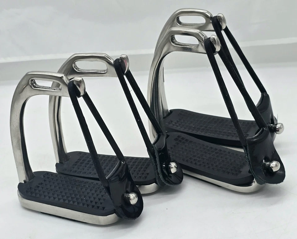 TYSONS BREECHES Steigbügel Sicherheitssteigbügel 10 / 12 cm Tritt Gummi Sicherung Kinder Tysons