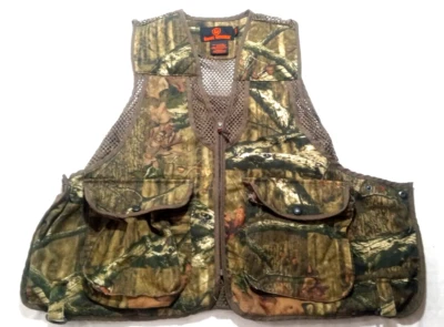 Game Winner Camo Mesh Hunting Vest Mens Size S/M Mossy Oak Up Infinity - Image 1 of 4