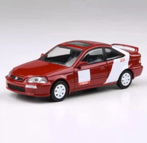 1/64 Honda Civic SI EM1 Kanjo Livery 1999 rojo modelo diecast de Paragon PA-55628 - Imagen 1 de 7