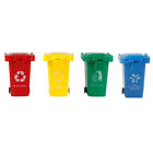  4 Pcs Kids Cognition Plaything Trash Can Bedroom Playset Work Office Toy