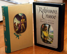 Robinson Crusoe by Daniel DeFoe & Lynd Ward Illustrated Junior Library 1946