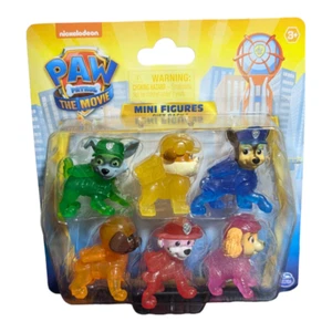 Paw Patrol The Movie Chase Marshall Rubble Zuma Rocky Skye Mini Figure Gift Pack - Picture 1 of 4