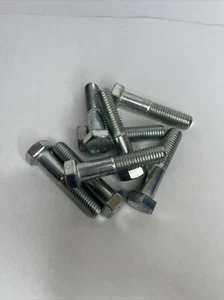 5/8"-11 Grade 5 Hex Cap Screws COARSE Thread USS Hex Bolts 3" - LOT OF 8 - Picture 1 of 3