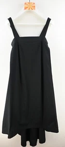 ELK 100% cotton pinafore shift in black size UK10 - Picture 1 of 8