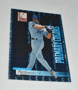 2001 DONRUSS ELITE - MIKE PIAZZA METS PRIMARY COLORS BLUE PC-15 # 050/200 - Picture 1 of 5
