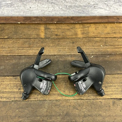 Shimano Deore SL-M511 Shifter Set Mega 9 Speed Trigger Triple MTB Pod 9s VTG A4 - Image 1 of 4