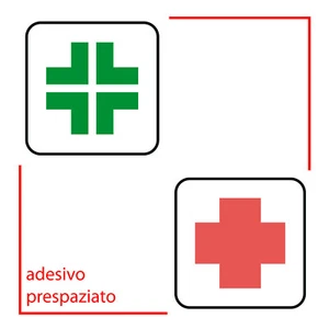 adesivo FARMACIA AMBULATORIO per superfici lisce vetro porte - Foto 1 di 3