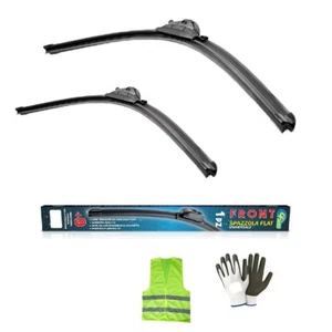 PER DACIA Lodgy 03.2012 A 04.2015 X0 550 410 SPAZZOLE TERGICRISTALLI FLAT PER - Foto 1 di 5