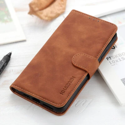 For Motorola Edge 50 Pro, Luxury Retro Flip Leather Wallet Card Case Soft Cover - Image 1 of 4
