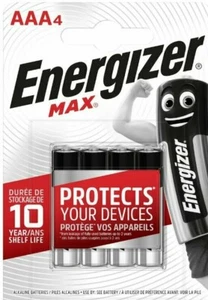 4 x Energizer MAX AAA Alkaline Batteries - Picture 1 of 2