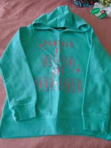 George: Girl's Sweat shirt Hooded Top:Size 10-11 years: Turquoise - Picture 1 of 1