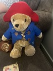 Peluche collaboration Paddington Bear Harrods jouet inutilisé avec fourre-tout 17 pouces HTF TZ