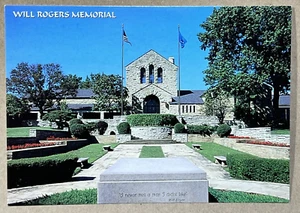 Will Rogers Memorial Claremore Oklahoma - Vintage Postcard - Picture 1 of 2