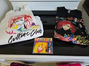 Boy George & Culture Club 1984 T-Shirt & Sweatshirt & Mistake No. 3 cd single RA - Picture 1 of 11