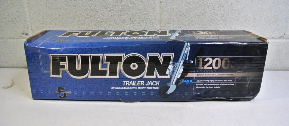 Fulton Single Wheel Jack - 1200 Lbs. Capacity TJ12000101 (NOS) - Image 1 of 4