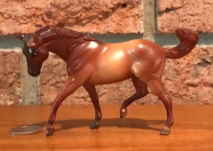 2006 Breyer Stablemate DARK RED ROAN QUARTER HORSE from #750010 Flicka in Wild - Picture 1 of 2