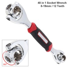 48 in1 360° Multi-Function Universal Wrench Handy Adjustable Tool Socket Spanner
