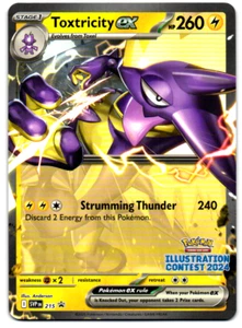 Pokemon 2024 Illustration Contest Toxtricity Ex SVP215 - Picture 1 of 2