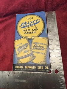 Discoteca vintage 1951 (Dakota Improved Seed Co.) Farmer’s Pocket Ledger. - Imagen 1 de 8