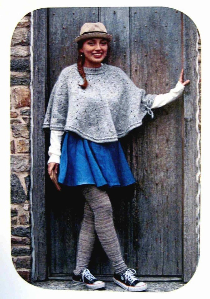 AWESOME PONCHO to KNIT with BULKY WEIGHT YARN by GREEN MOUNTAIN SPINNERY - Image 1 of 1