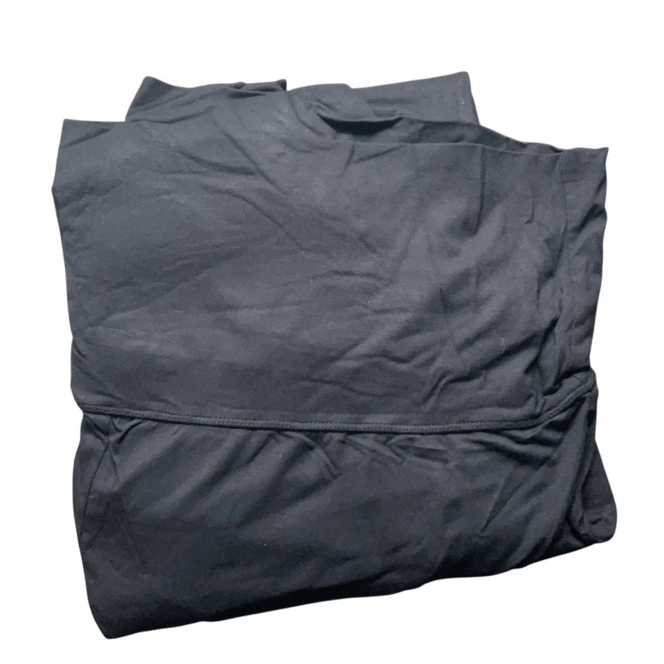 Pantalones Palazzo George Simonton Mujer 2X Negros Regulares con Cintura Plegable NW Foto 1 de 4