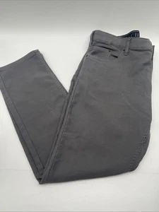 Jachs New York Straight Fit Flex Waistband 5-Pocket Pants 38 x 30 GRAY NWT - Picture 1 of 4
