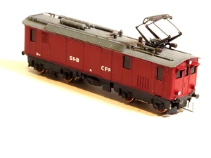 Very RARE FR BRASS  Z-scale 1:220 SBB De 4/4 Electric Locomotive Freudenreich - Picture 1 of 8