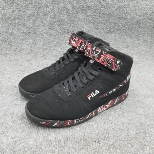 Fila Vulc 13 Sneakers Mens 7 Hi Top Black Shoes - Picture 1 of 9