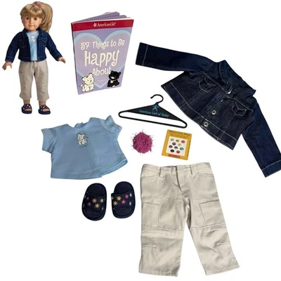 American Girl Coco Mejor Amigo Juego Conjunto Zapatos Libro Chaqueta Pelo Corbata Libro + Foto 1 de 4