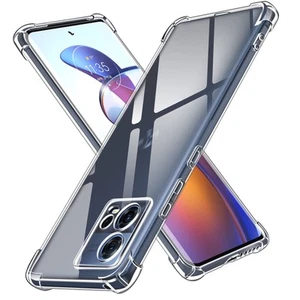 Cover per Motorola Moto Edge 30 Fusion Custodia Trasparente per Assorbimento - Foto 1 di 12
