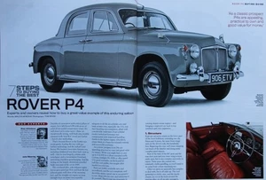 Original 2015 CC Buying Guide extracted mag article: ROVER P4 overview - Imagen 1 de 2