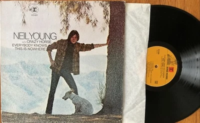 NEIL YOUNG CRAZY HORSE - EVERYBODY KNOWS THIS IS NOWHERE US PRESSING GATEFOLD LP - Image 1 of 4