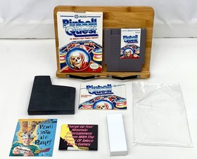 1990 Nintendo NES Game - Pinball Quest w/ Box Sleeve Manual Insert Foam Bag