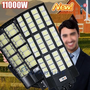 Commercial 99999999LM LED Outdoor Road Dusk to Dawn Solar Street Light Area Lamp - Picture 1 of 314