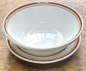 Cinnamon 4 Pc Set 2 Serving Bowls 1 Rim Soup Bowl & 1 Bread Plate Corelle USA - Picture 1 of 9