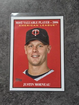 2025 Topps обновление серии 2006 MVP #MV-21 Джастин Морно - Minnesota Twins  - Изображение 1 из 2