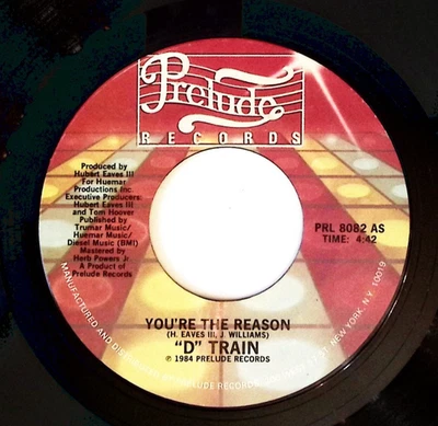 D TRAIN CHILDREN OF THE WORLD/YOU'RE THE REASON - PRELUDE REC VINYL 45 82-142 - Image 1 of 3