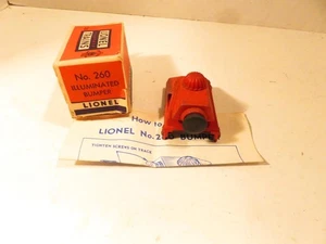 LIONEL TRAINS POST-WAR #260 LIGHTED METAL BUMPER - EXC. BXD- - 0/027 TRACK - H11 - Picture 1 of 5