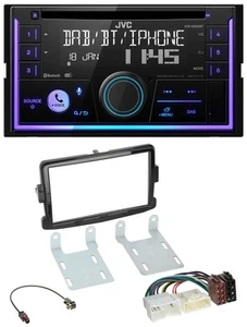 JVC MP3 USB 2DIN DAB Bluetooth CD Autoradio für Dacia Dokker Logan Duster Lodgy - Bild 1 von 9