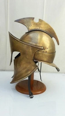 Helmet Medieval Collectible Antique King 300 Movie Spartan Helmet Foto 1 de 4