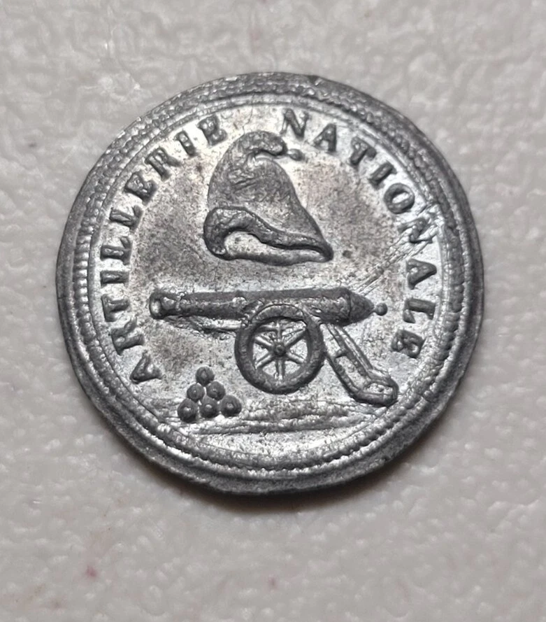 Medalha Nacional de Artilharia da Revolução Francesa da França de 1848 - Imagem 1 de 2