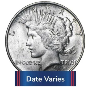 Dólar de plata Peace de $1 1922-1935 AU - Imagen 1 de 2