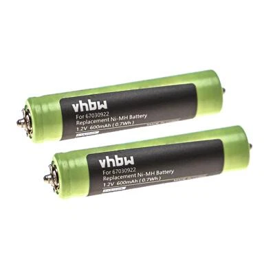 2x Batería para Braun CruZer4 Z4 Cruzer4 2878 Cruzer4 Z60 600mAh 1,2V - Immagine 1 di 2